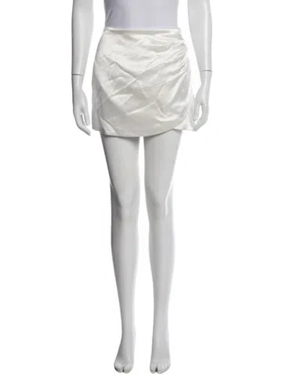 Pre-owned Retroféte Mini Skirt In White