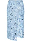Retroféte Mirage Midi Skirt In Blue