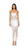 Retroféte Mischa Dress In Ivory
