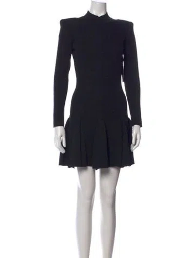Pre-owned Retroféte Mock Neck Mini Dress W/ Tags In Black