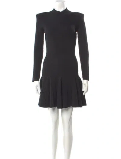 Pre-owned Retroféte Mock Neck Mini Dress W/ Tags In Gray