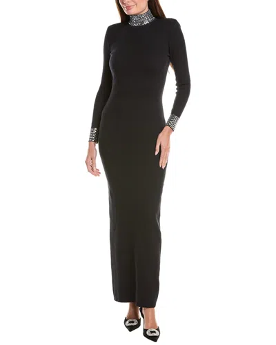 Retroféte Retrofête Monroe Cashmere-blend Dress In Black
