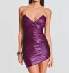 Retroféte Nala Mini Dress In Purple In Purple