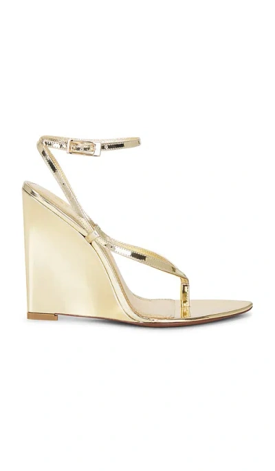 Retroféte Namby Wedge Sandal In Gold