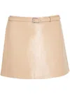 Retroféte Nandie Mini Skirt In Neutrals