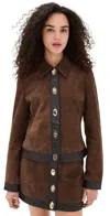 Retroféte Nanna Jacket In Animal Print