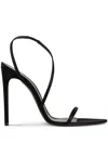Retroféte Naomi 110mm Leather Sandals In Black
