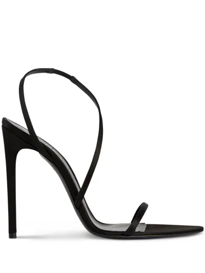 Retroféte Naomi 110mm Leather Sandals In Black