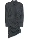 Retroféte Narine Mini Dress In Grey