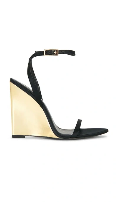 Retroféte Nelly Wedge Sandal In Black