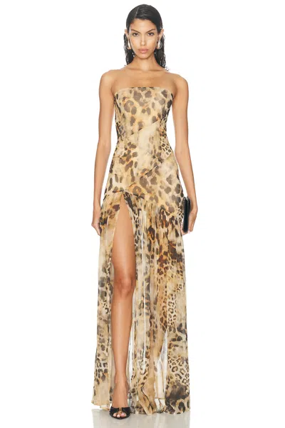 Retroféte Nicole Dress In Vintage Cheetah