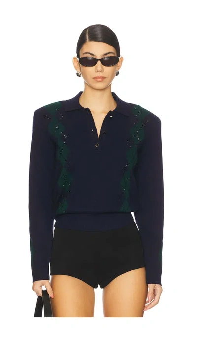 RETROFÉTE NICOLINA EMBELLISHED POLO