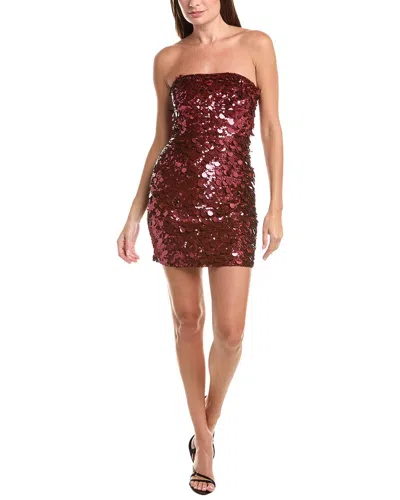 Retroféte Retrofete Nolia Sequin Dress In Burgundy