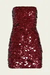 Retroféte Nolia Sequin Strapless Bodycon Mini Dress