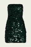 Retroféte Nolia Sequin Mini Dress In Pine