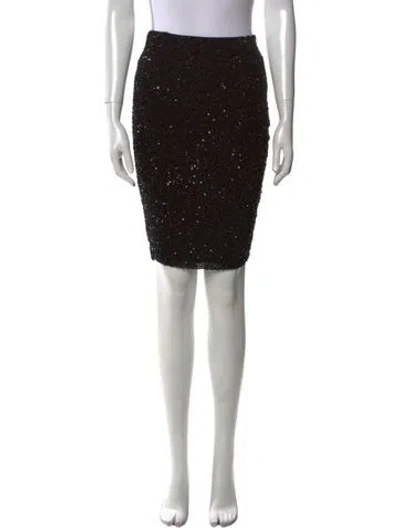 Pre-owned Retroféte Nylon Mini Skirt W/ Tags In Black