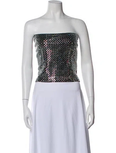 Pre-owned Retroféte Nylon Patterned Top W/ Tags
