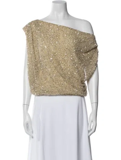 Pre-owned Retroféte Off-the-shoulder Sleeveless Top In Multi