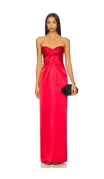 Retroféte Olivine Dress In Red