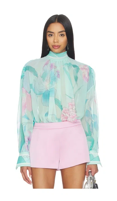 Retroféte Olympia Top In Multi