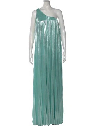 Pre-owned Retroféte One-shoulder Long Dress W/ Tags In Multi