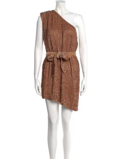 Pre-owned Retroféte One-shoulder Mini Dress