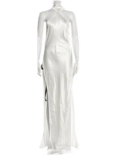 Pre-owned Retroféte One-shoulder Mini Dress W/ Tags In White