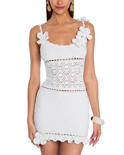 Retroféte Orleane Crochet Dress In White