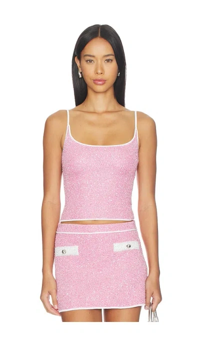 Retroféte Orphee Top In Pink