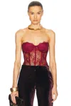 Retroféte Otto Bodysuit In Mulberry