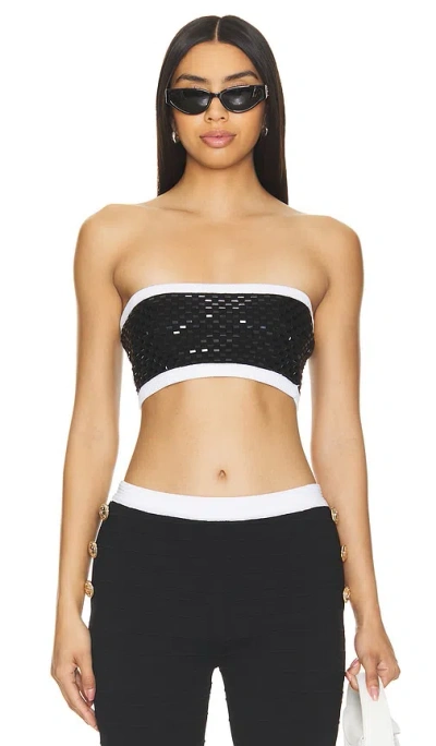 Retroféte Paighton Top In Black