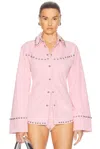 Retroféte Palmira Suede Shirt