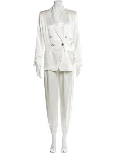Pre-owned Retroféte Pant Set In White