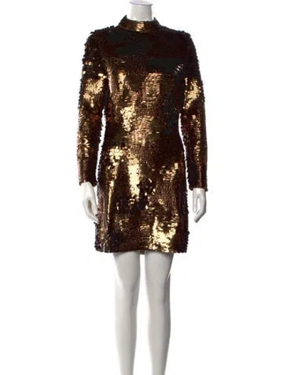 Pre-owned Retroféte Patterned Mini Dress In Multi