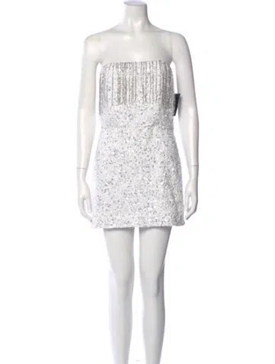 Pre-owned Retroféte Patterned Mini Dress W/ Tags In Multi