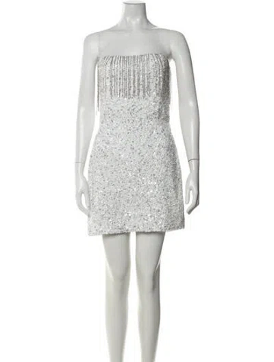 Pre-owned Retroféte Patterned Mini Dress W/ Tags In Multicolor