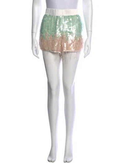 Pre-owned Retroféte Patterned Mini Shorts In Multi
