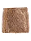 Retroféte Pax Embellished Mini Skirt In Brown