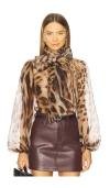 Retroféte Peregrine Blouse In Brown
