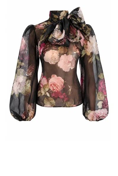 Retroféte Peregrine Blouse In Multi
