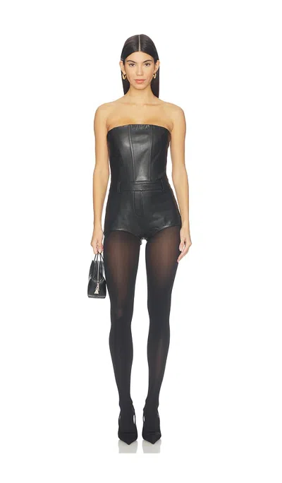 Retroféte Pernille Romper In Black