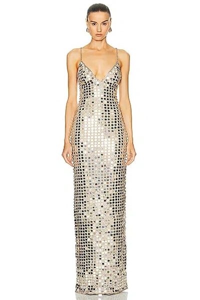 Retroféte Perri Dress In Champagne Dust