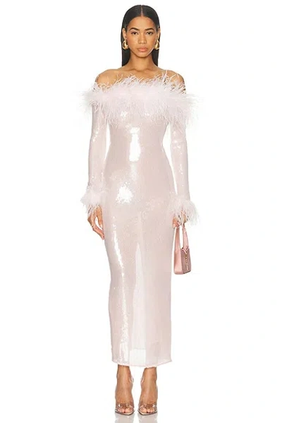 Retroféte Petal Dress In White