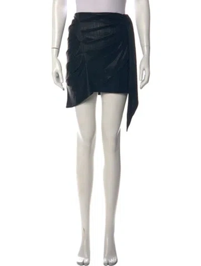 Pre-owned Retroféte Pleated Accents Mini Skirt In Multi