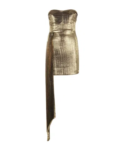 Retroféte Pleated Skirt In Multi