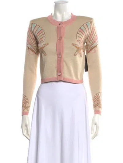 Pre-owned Retroféte Printed Crew Neck Sweater W/ Tags