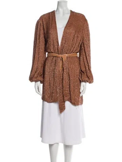 Pre-owned Retroféte Printed Evening Jacket In Neutral