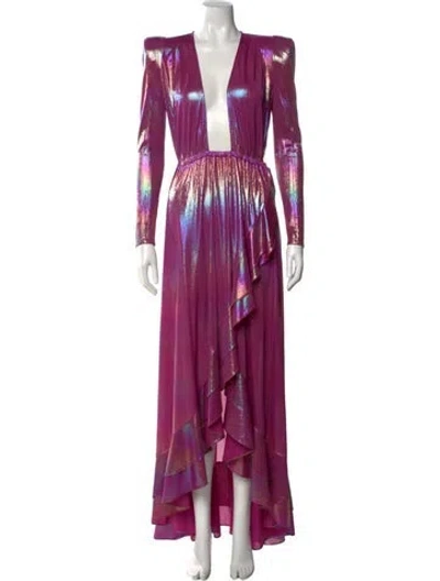 Pre-owned Retroféte Printed Long Dress