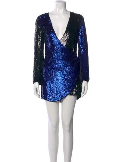 Pre-owned Retroféte Printed Mini Dress In Multi