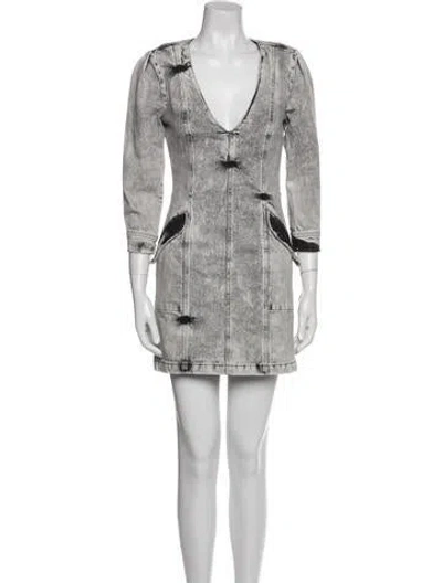 Pre-owned Retroféte Printed Mini Dress In Multi